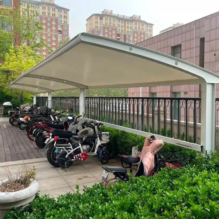 和县膜结构电动车棚